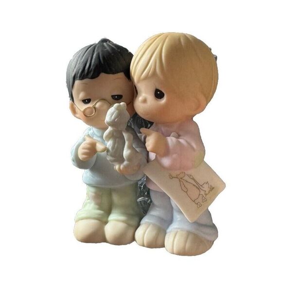 Precious‎ Moments 456268  "How Can Two Work Together Except They Agree" Signed - Picture 1 of 5